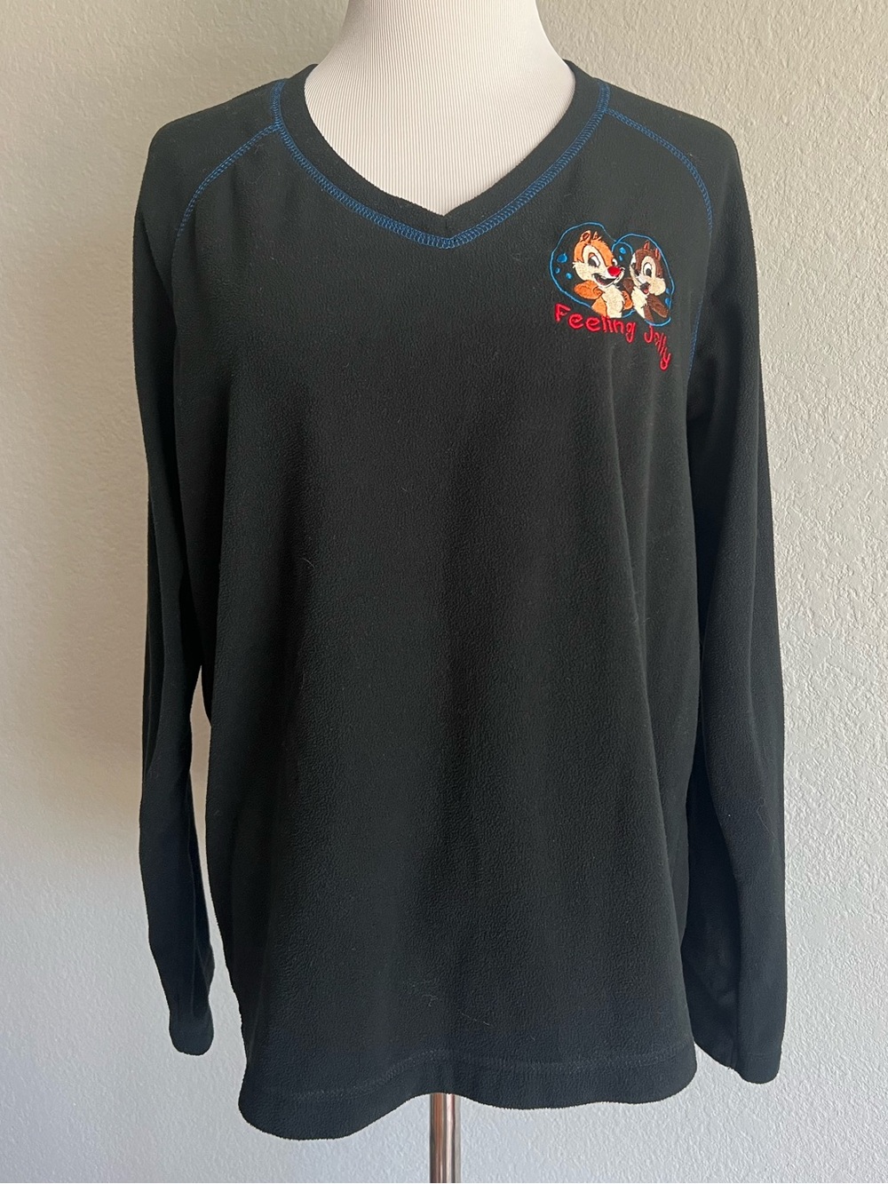 Disney Fleece Chip & Dale Feeling Jolly Top, L